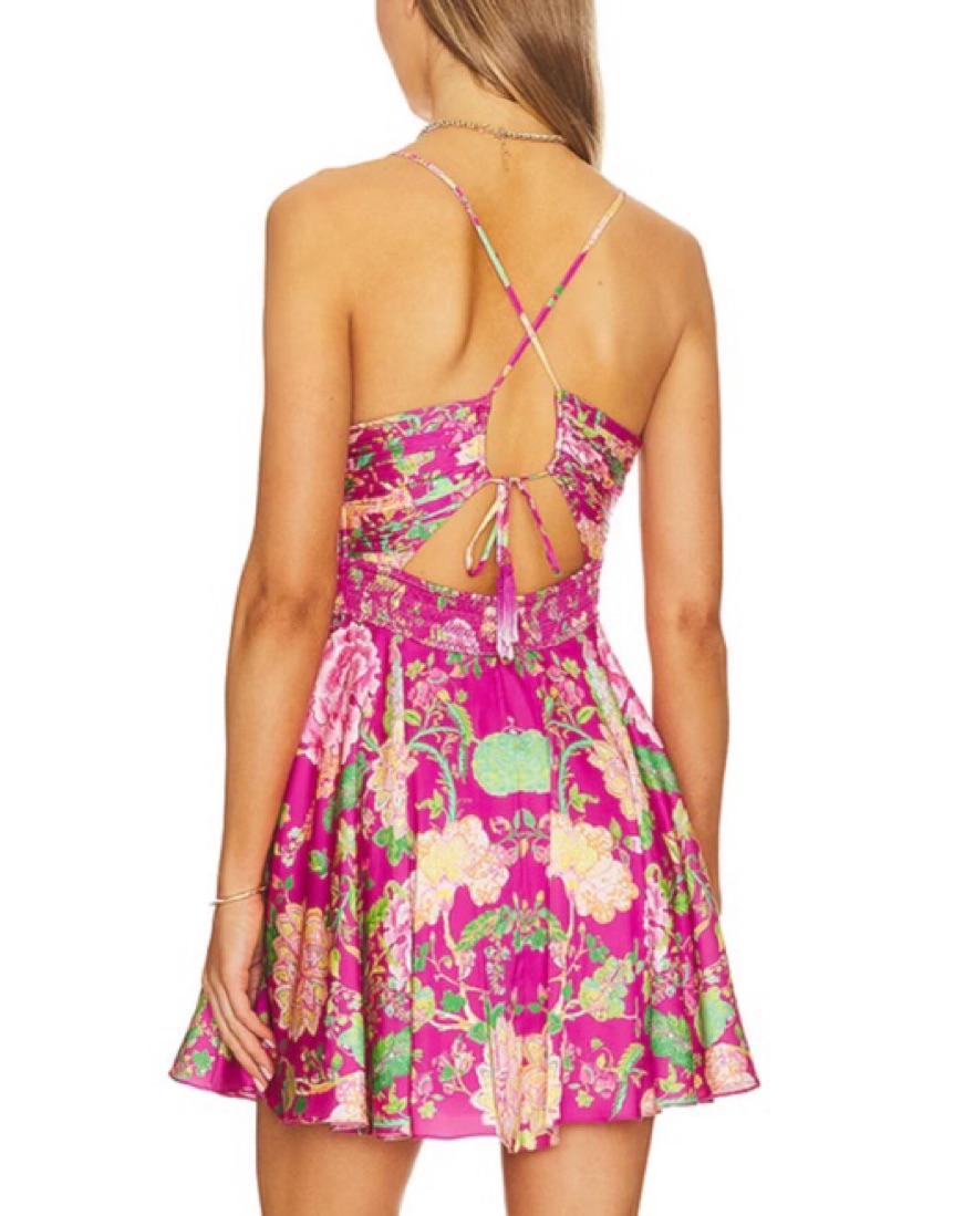 Rococo Sand Silk Dress - Image 2