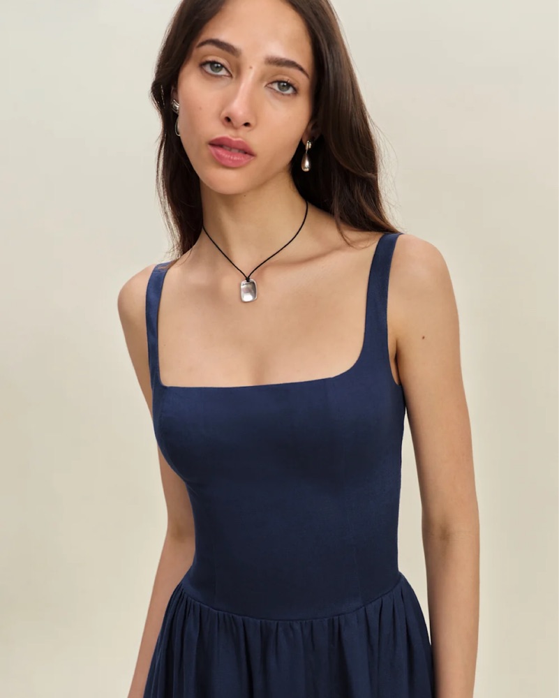 Reformation Janu Linen Dress by Reformation - Pickle