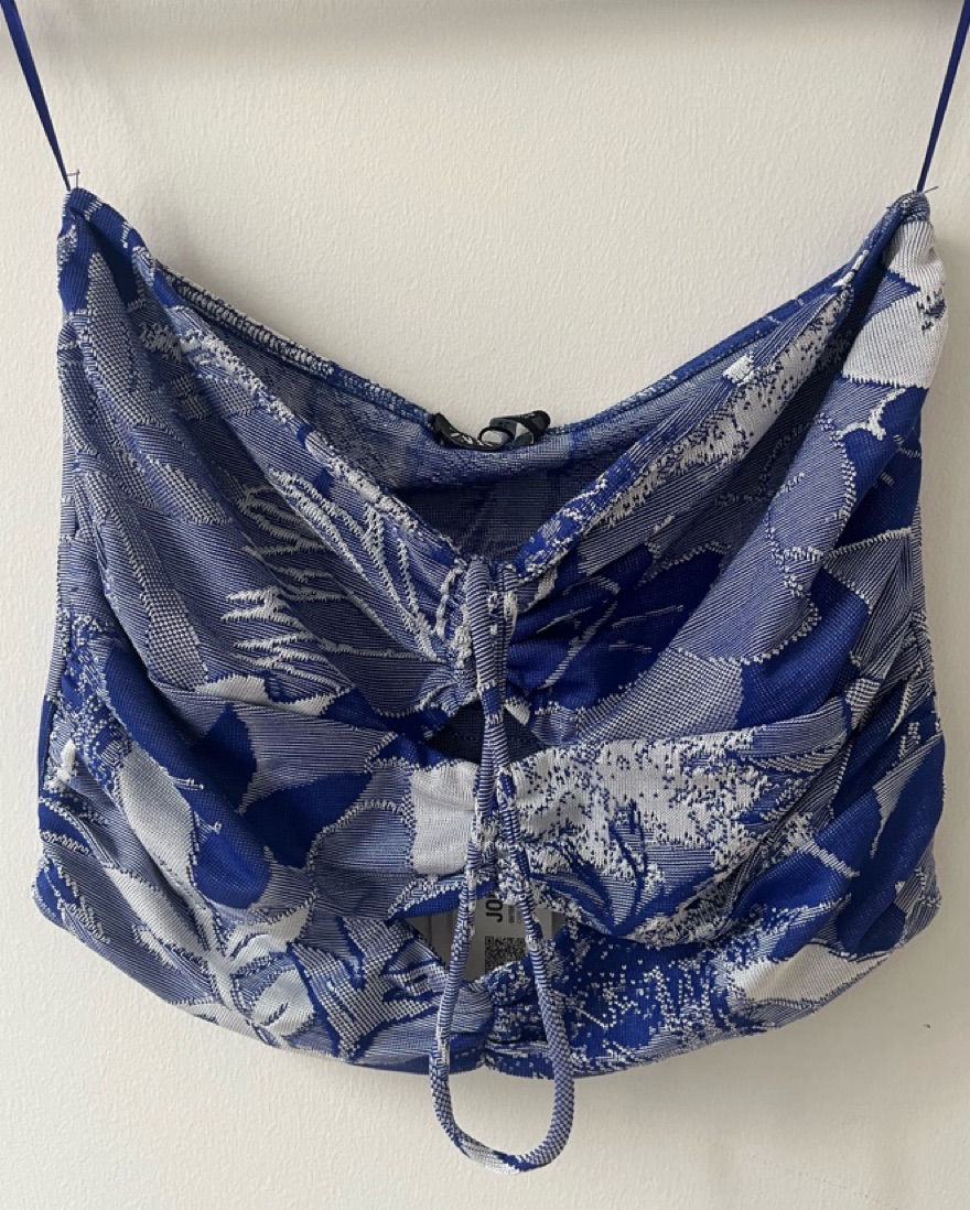Zara Strapless Patternd Top  - Image 2