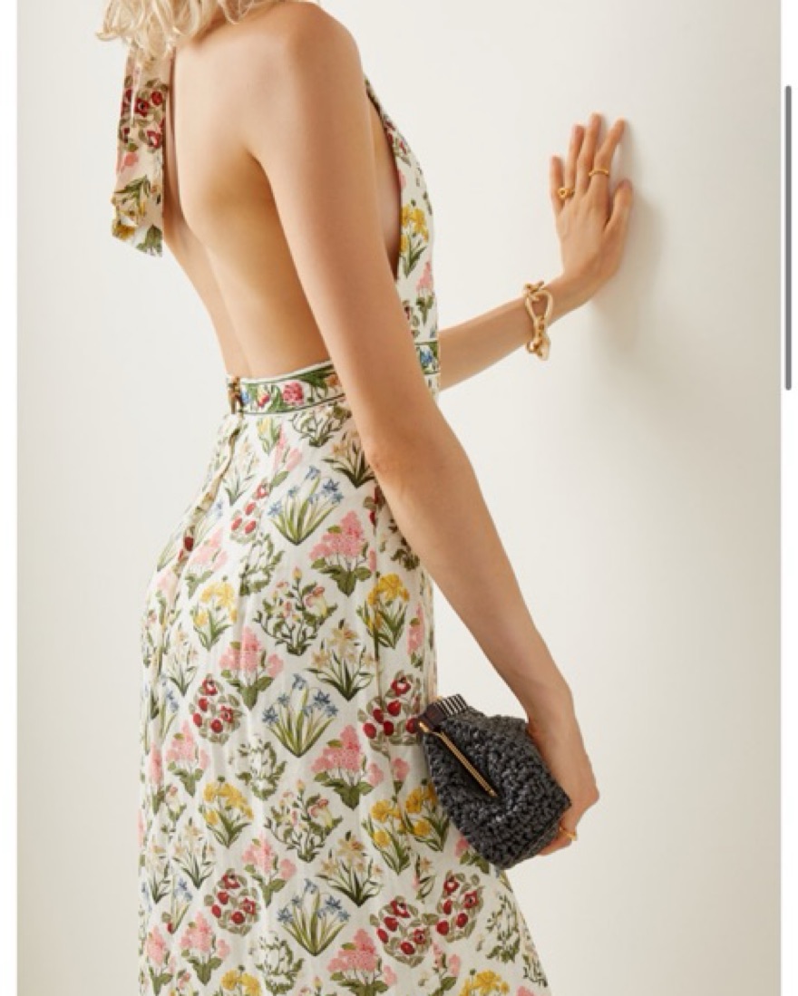 slim fit dress slacks Acanella Habitat Maxi Dress main image 0