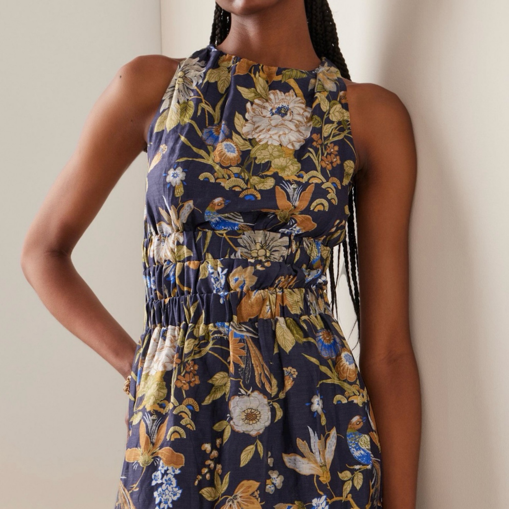 Sir The Label Blue Floral Maxi Dress - Image 3