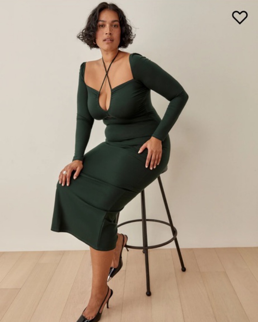 Reformation Alexei Knit Dress - Image 1