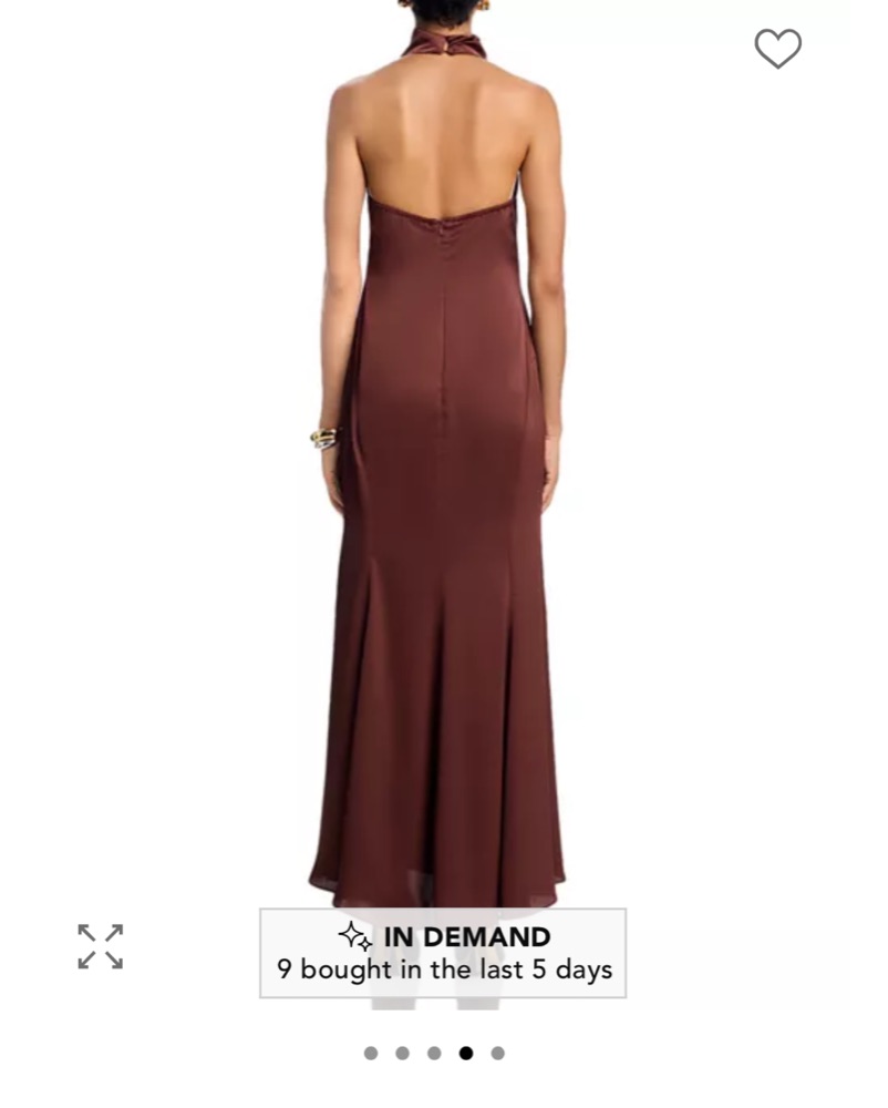 sachin and babi light blue dress Brown Wedding Guest Dresses main image 1