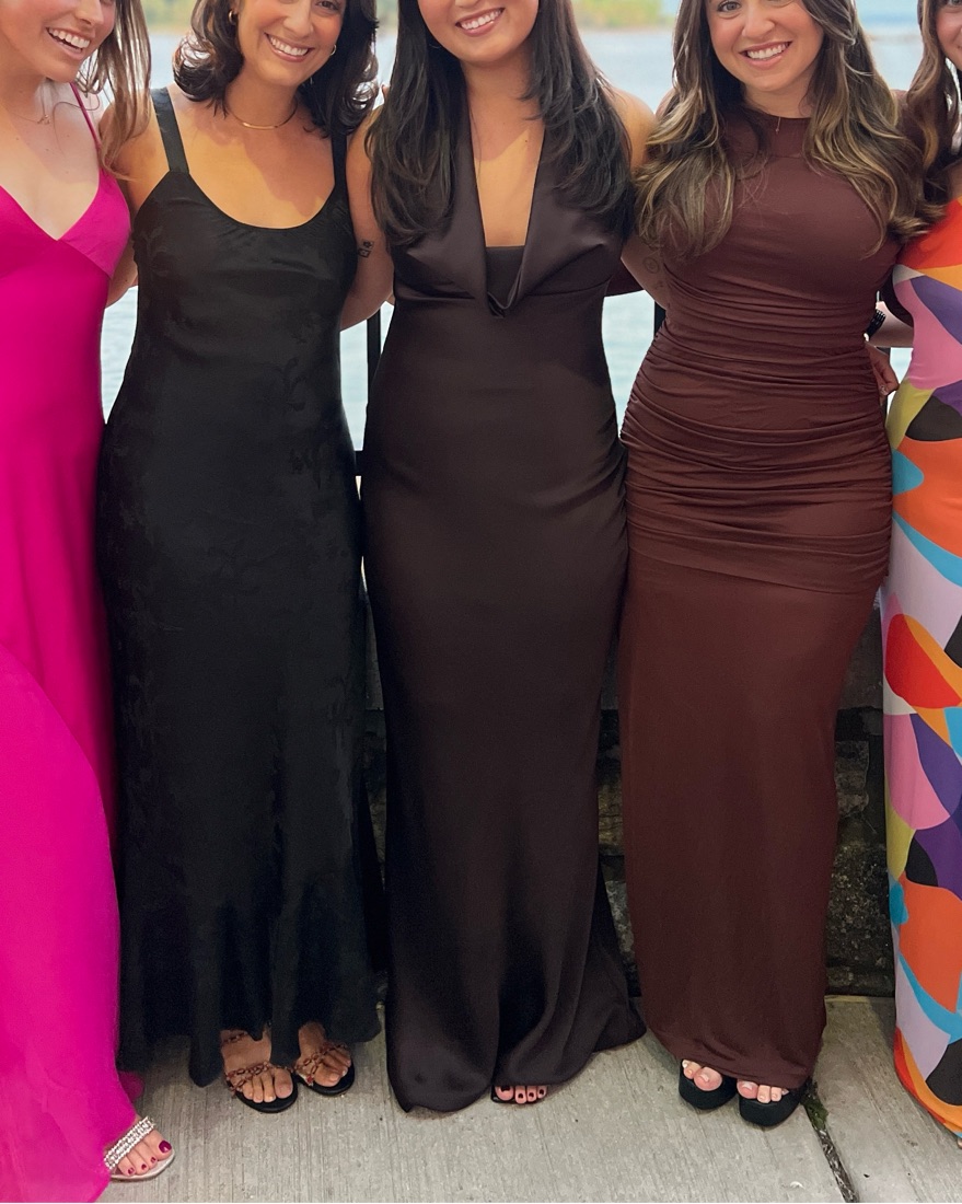 Norma Kamli Draped Halterneck Gown - Image 5