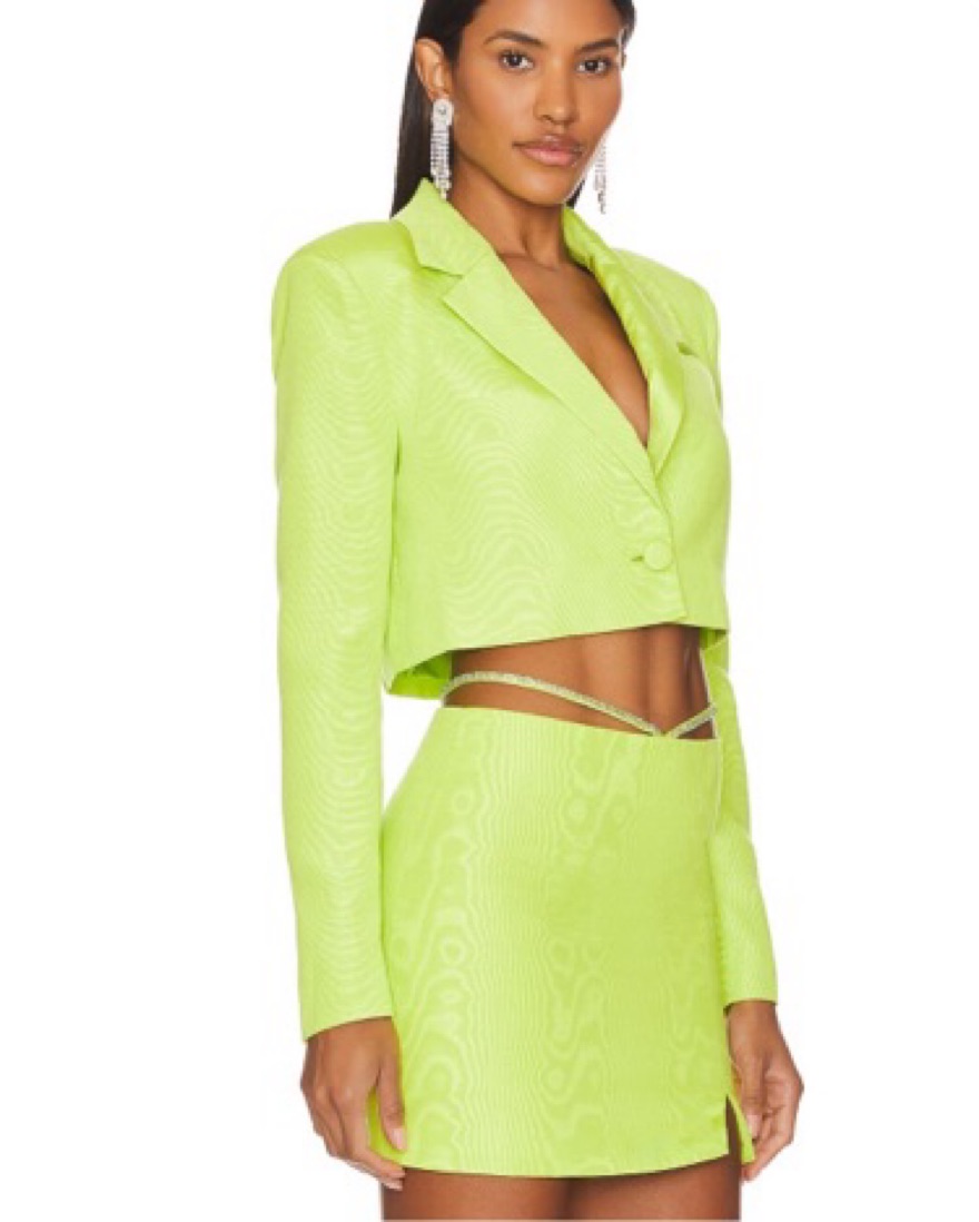 Camila Coelho Croped Blazer + Skirt Set - Image 1