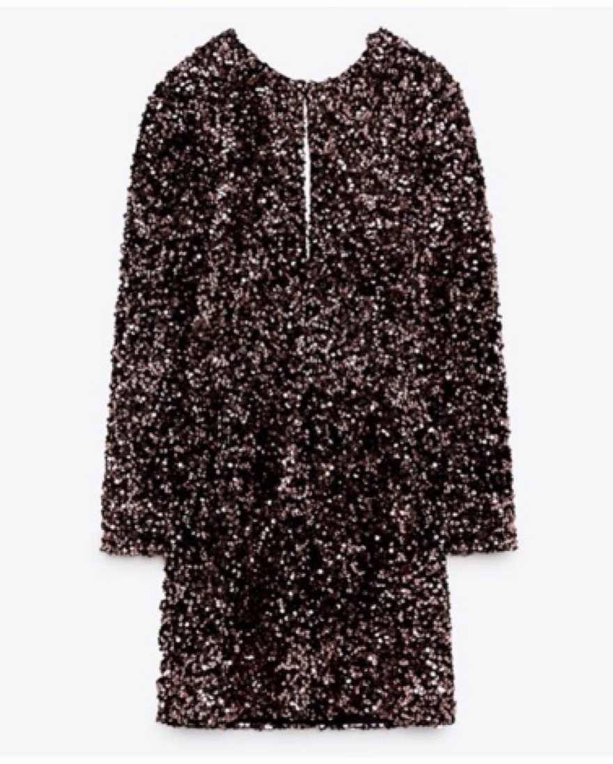 knee length dresses for ladies ZARA Black Velvet Mini Dress