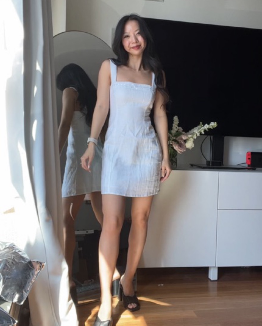 Reformation Linen Elana Dress - Image 4