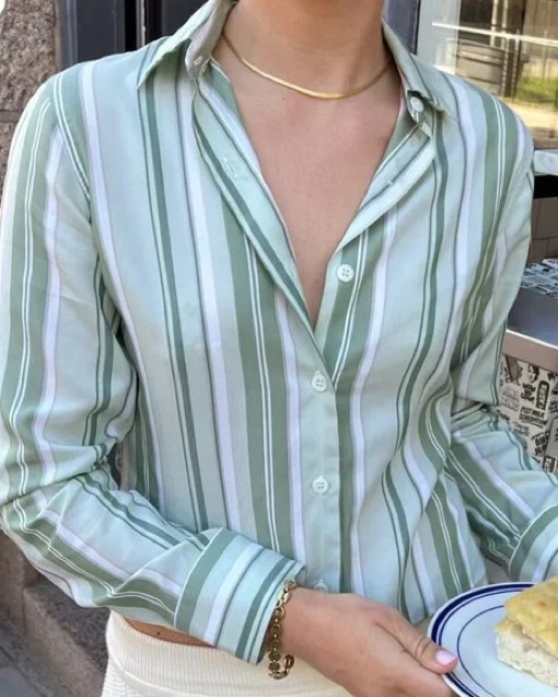 Djerf Avenue Mint Sorbet Shirt by Djerf Avenue - Pickle
