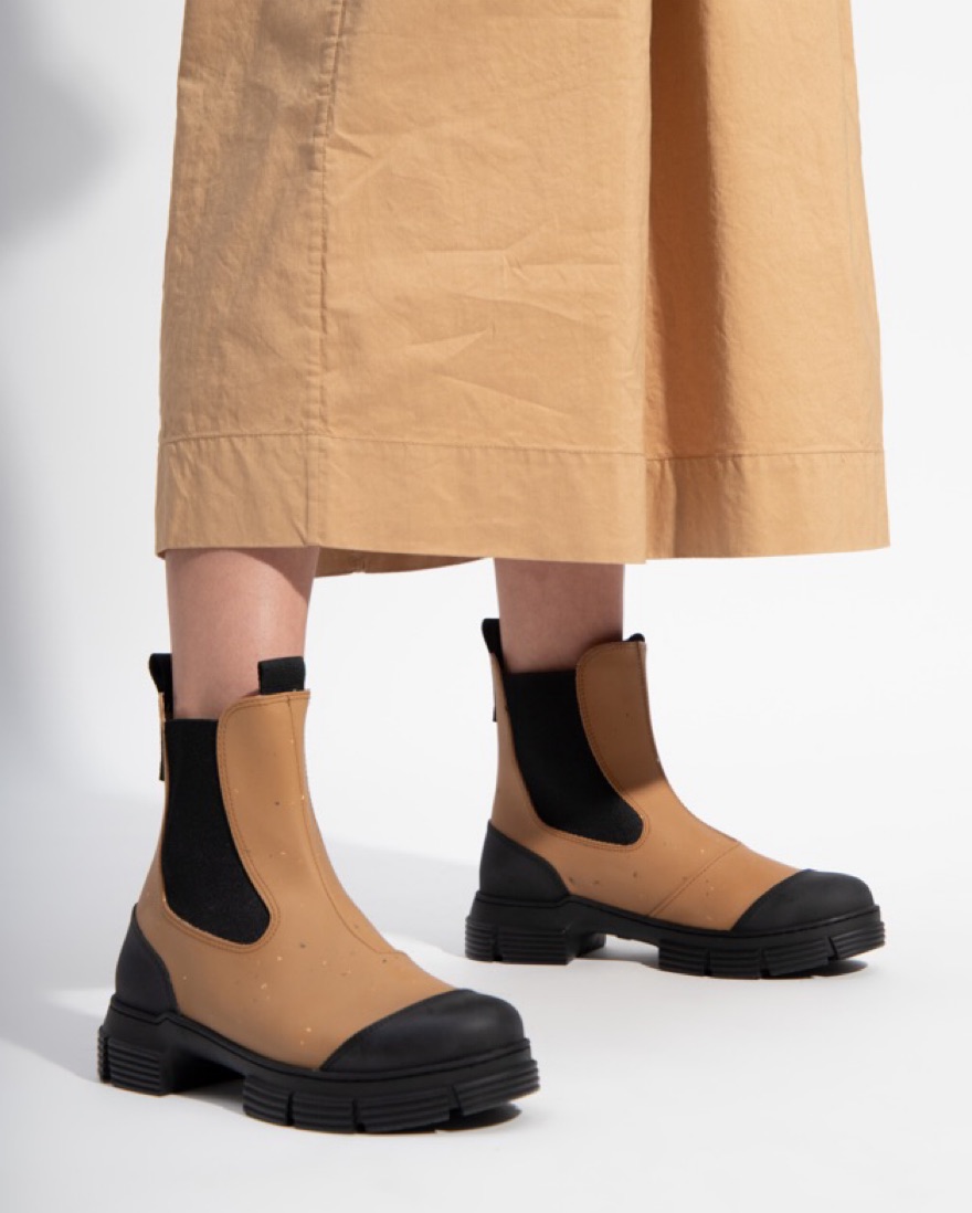 Ganni Rubber Chelsea Boots - Image 1