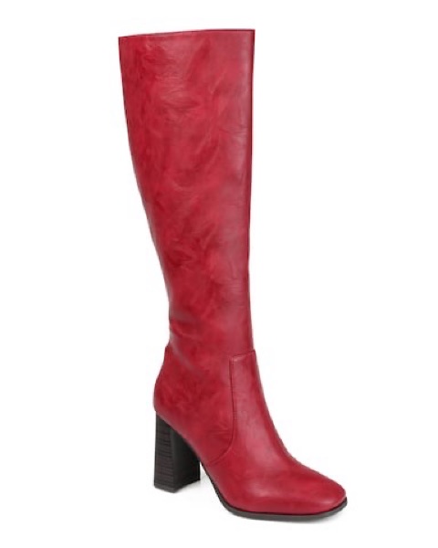 JOURNEE CHERRY RED BOOTS - Image 2