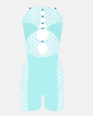 Poster Girl Blue Romper - Image 3