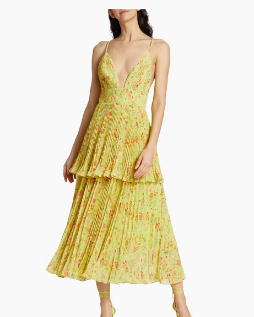 green emerald velvet dress Elowen Print Mini Dress