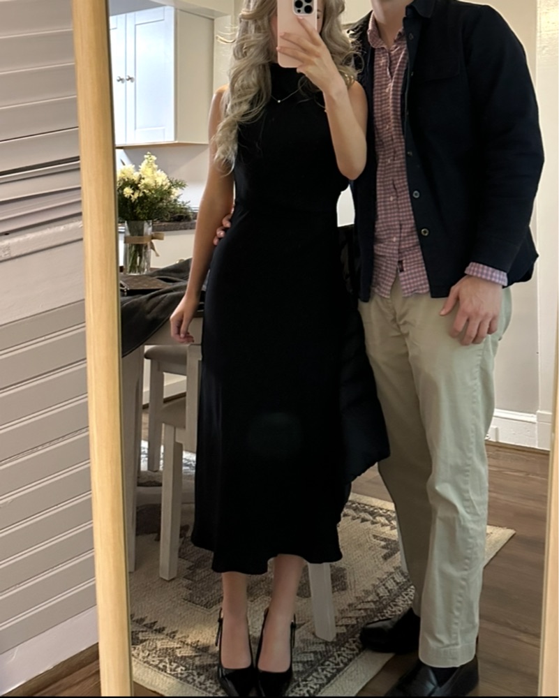 Aritzia Black Midi Dress by Aritzia - Pickle