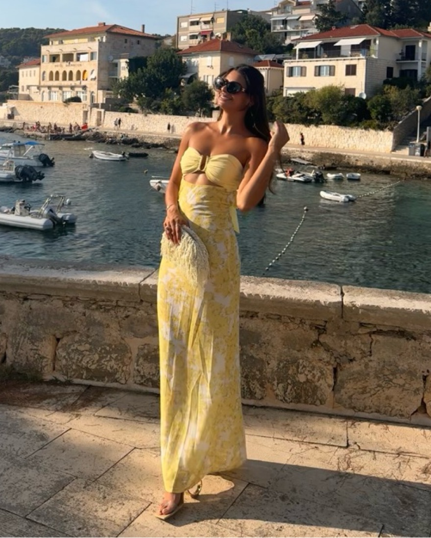 Yellow wedding Guest Dress - Image 3