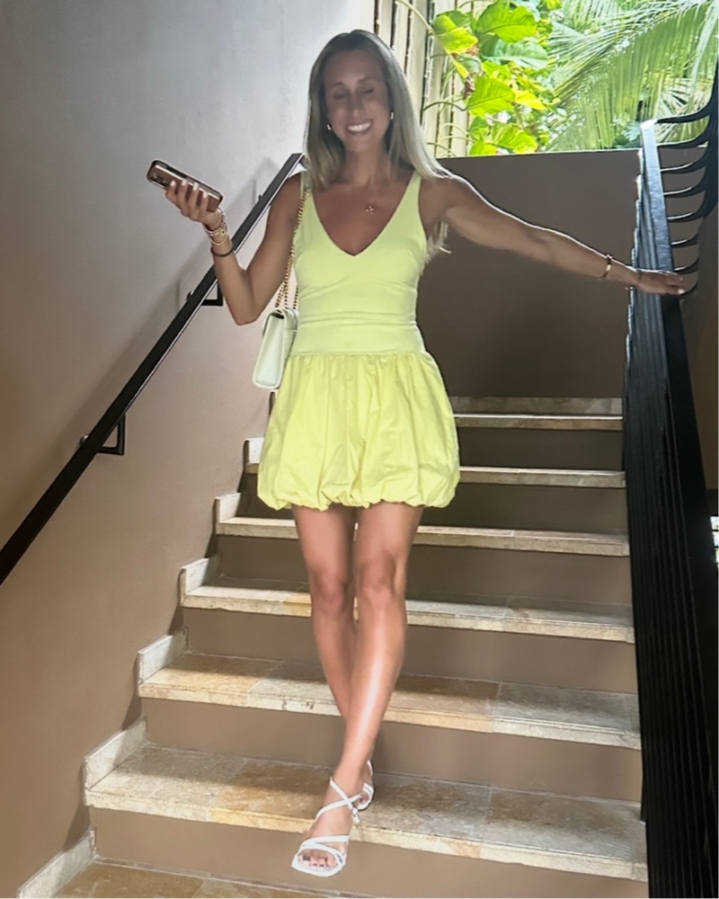 slim fit dress slacks The Marnie 2-Way Sun Dress in Lime – Shjark main image 1