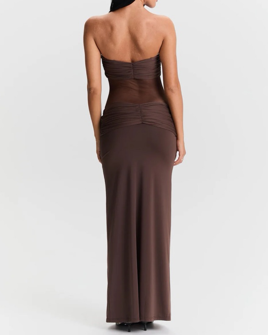chinese dress ladies Amara Maxi Dress, green by Lavender Brown main image 0