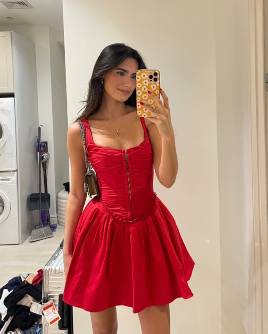 Red House Of Cb Dress - Image 2