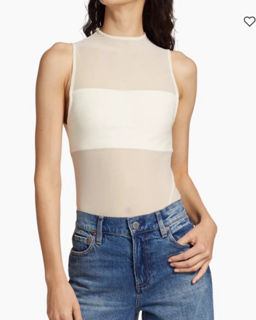 Alice & Olivia White Bodysuit - Image 3