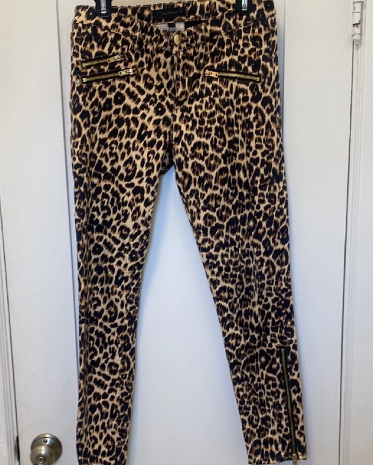 Juicy Couture Leopard Cheetah Jeans - Image 1