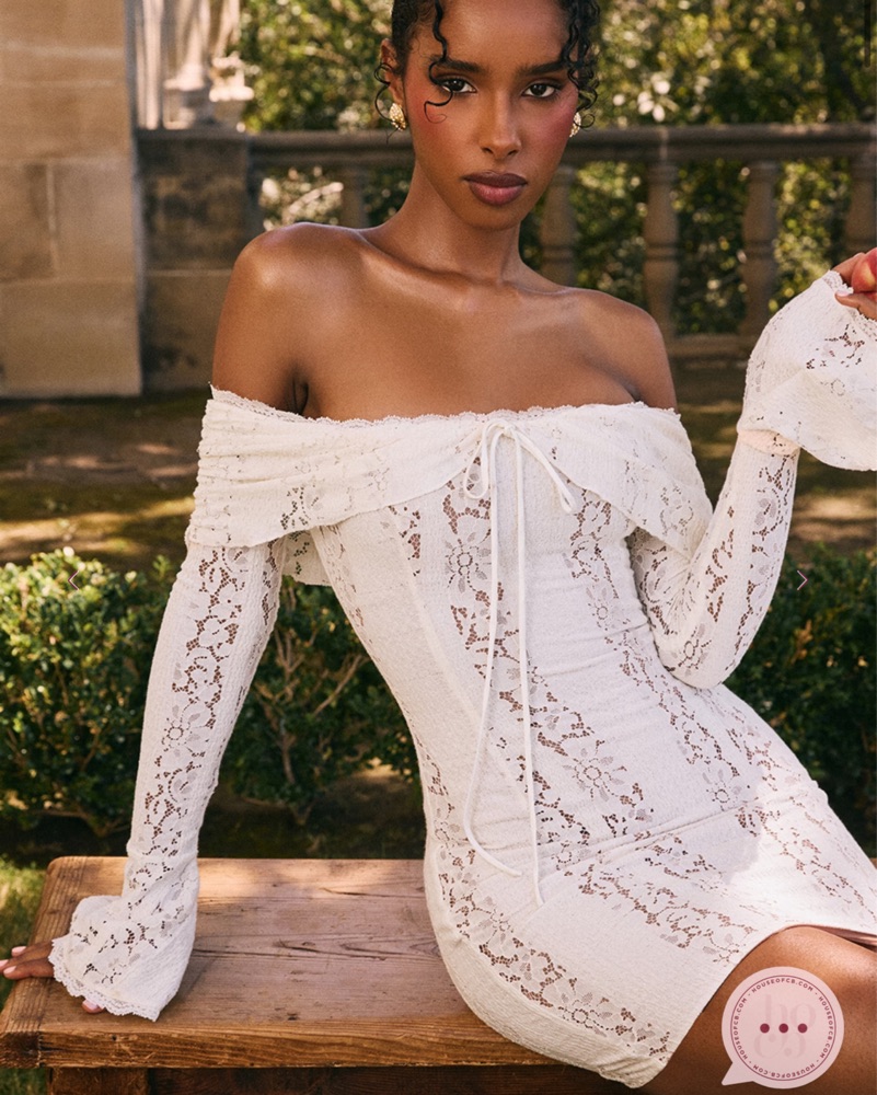 corset wedding dress long sleeve Bell Sleeve Off-shoulder Church Corset Lace Fall Bridal Dress