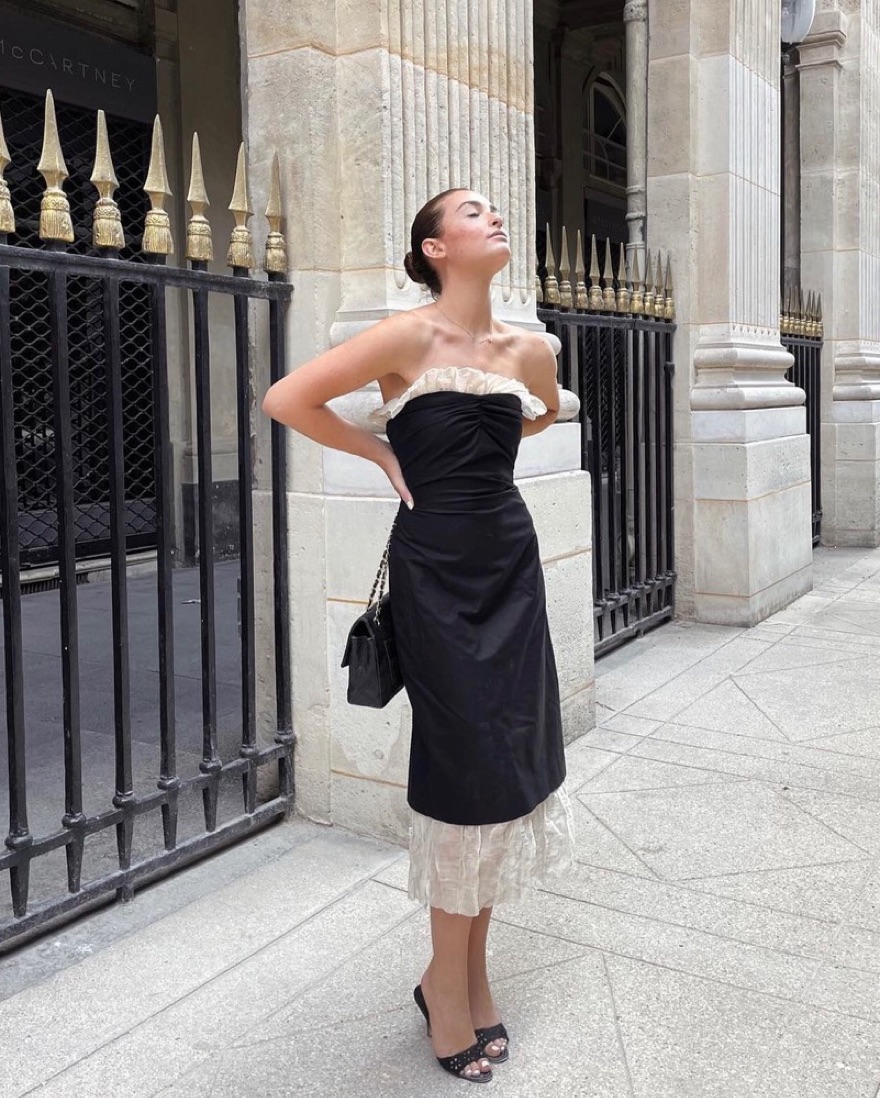 Khaite Strapless Midi Dress by Khaite - Pickle