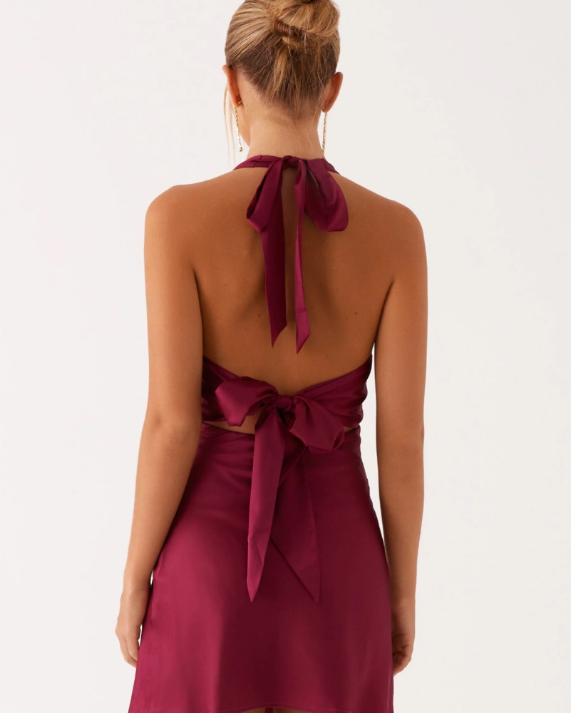 strapless open back dress Patsie Strapless Mini Dress