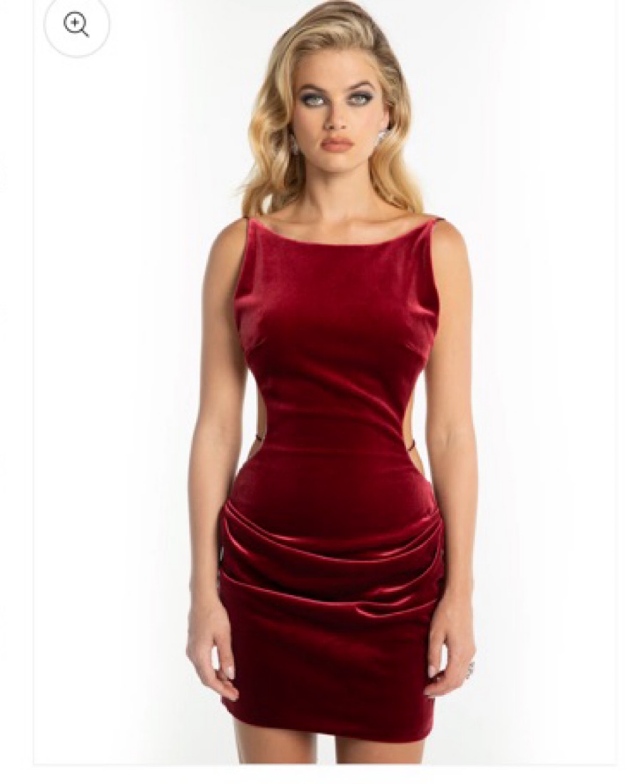 Nana jacqueline Lucia velvet Mini Dress by Nana Jacqueline - Pickle