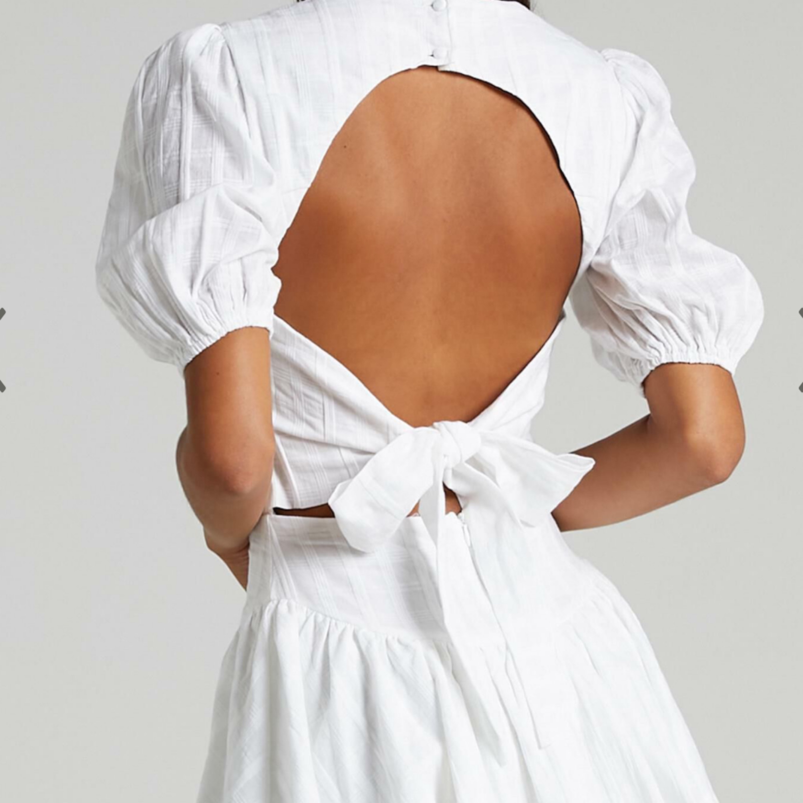 Showpo Backless White Mini Dress by Showpo - Pickle
