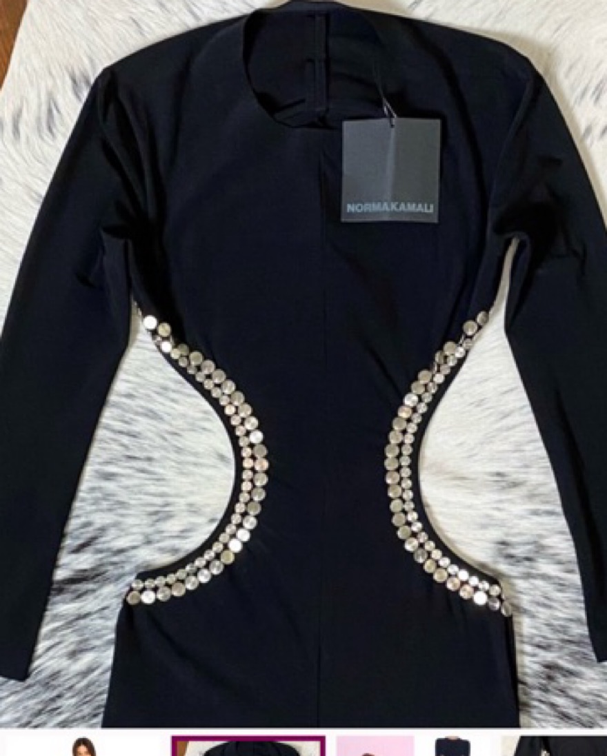 NORMA KAMALI CUTOUT   STUD jumpsuit  - Image 2