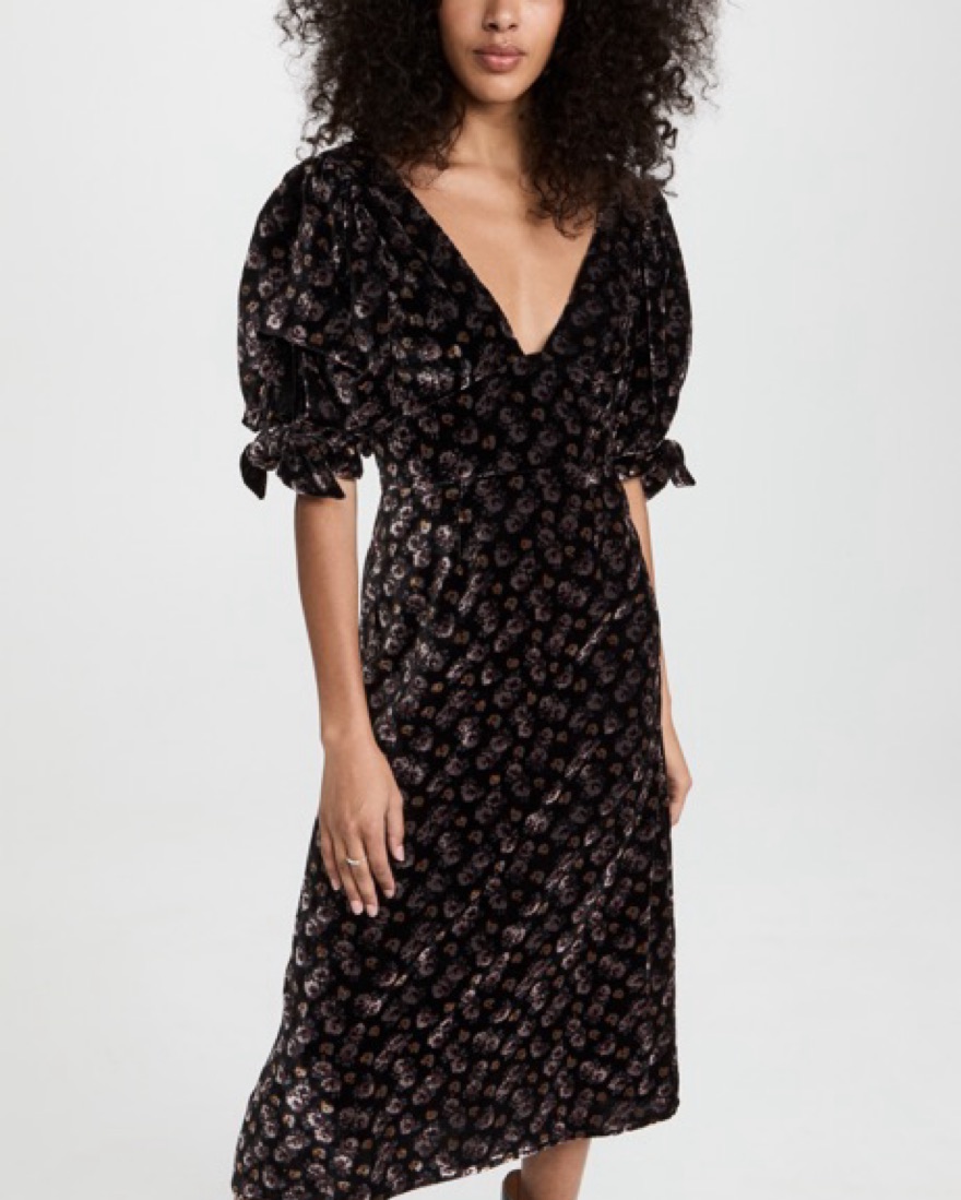 SEA Floral Midi Dress - Image 1