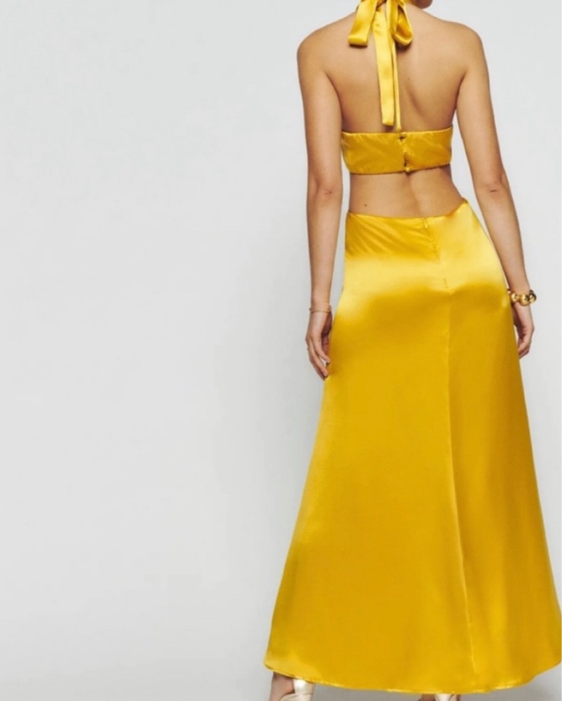 Reformation Gold Maxi Dress by Reformation - Pickle