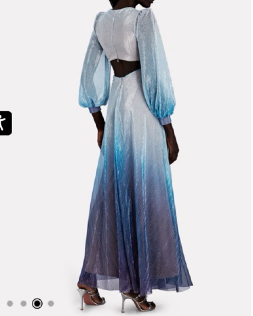 chinese dress ladies Solid Lurex Fit And Flare Maxi Dress – The Dressing Room main image 1