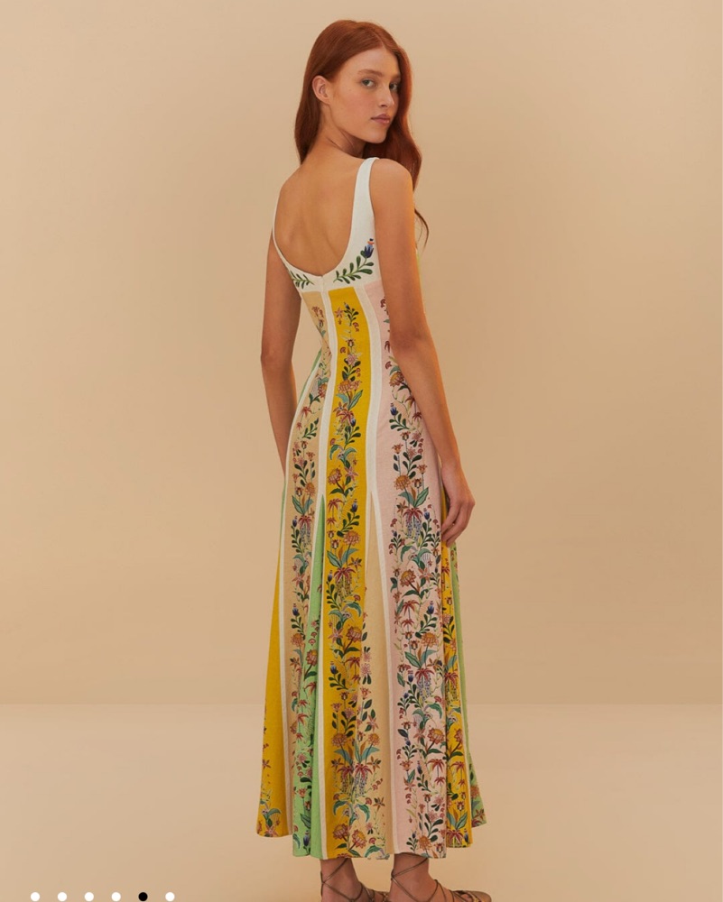 sachin and babi light blue dress FARM Rio Embroidered Pineapple Maxi Dress Swim Cover-Up