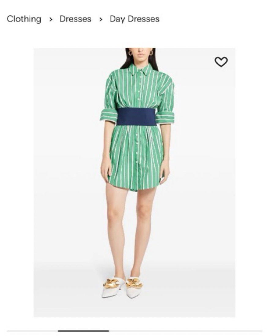 Staud michelle Striped Shirt Dress by Staud - Pickle