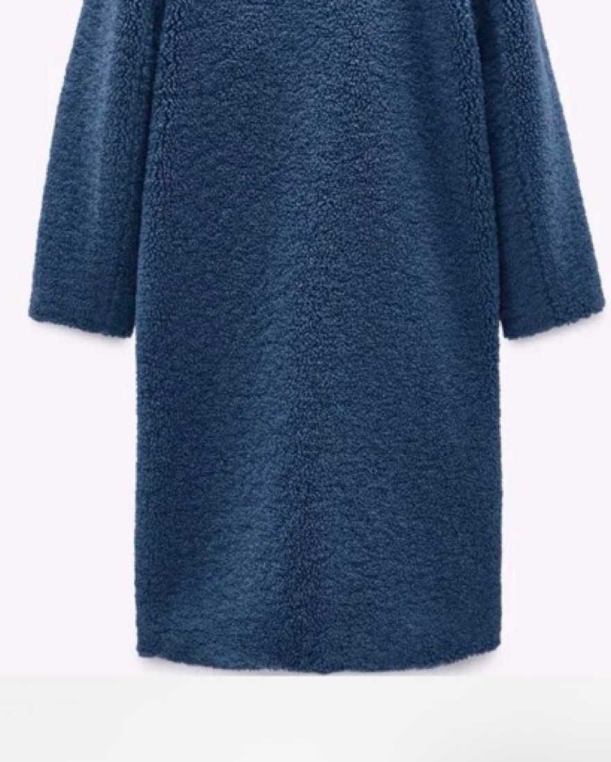 Zara Limited Edition Faux Shearling Coat - Image 3