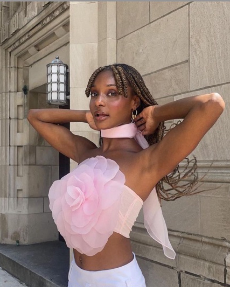 Robe Cynthia Rowley Rose évasée Trou De Serrure Taille M - Occasion Très Bon état