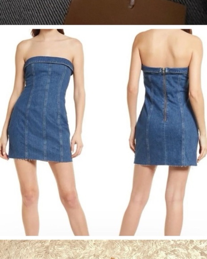 Reformation Denim Madilyn Dress - Image 5