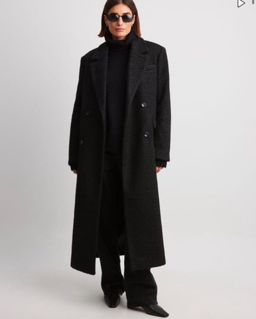 Black Long Coat - Image 1