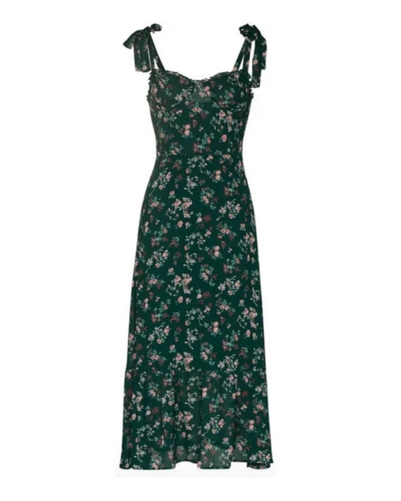 slim fit dress slacks Reformation Nikita Dress | Nikita Midi Dress