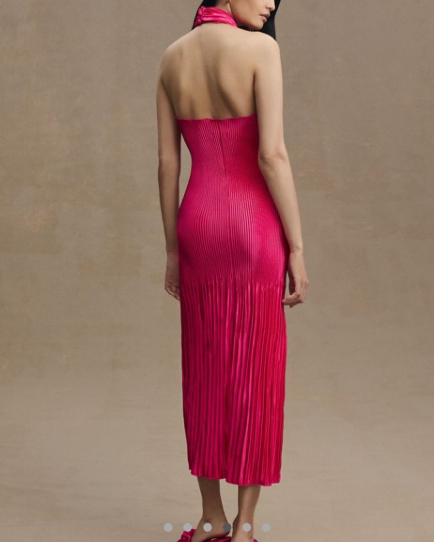 open lace back dress Lide Masquerade Gown