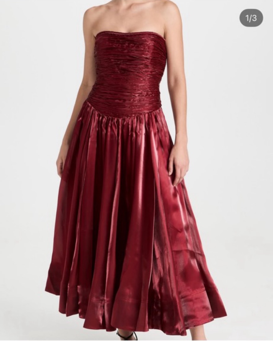 Aje Regent Drop Waist Midi Dress by Aje - Pickle