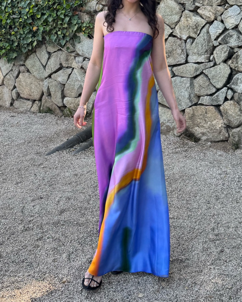 chinese dress ladies Christopher Esber Textured Silk Salacia Strapless Gown in Size 6