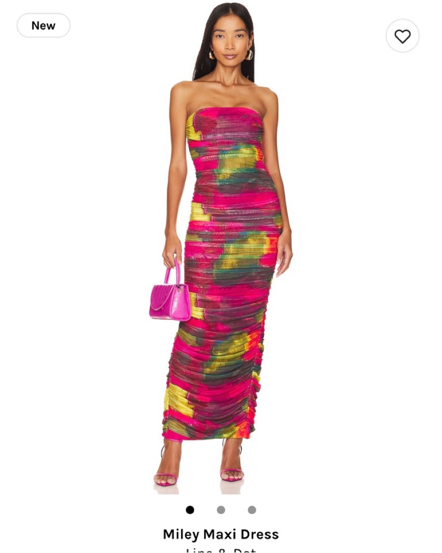 Miley Maxi Dress by Line And Dot - Pickle