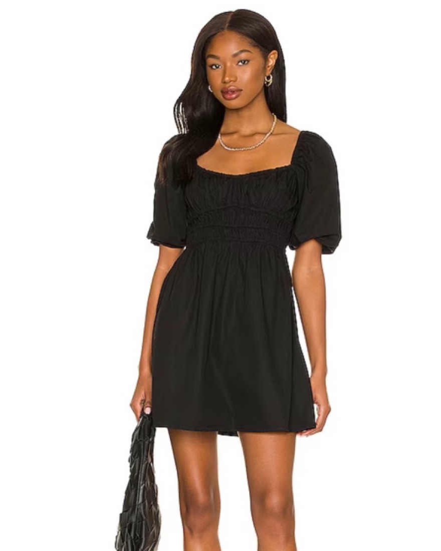 faithfull the brand black mini dress Sofia Mini Dress Black main image 0