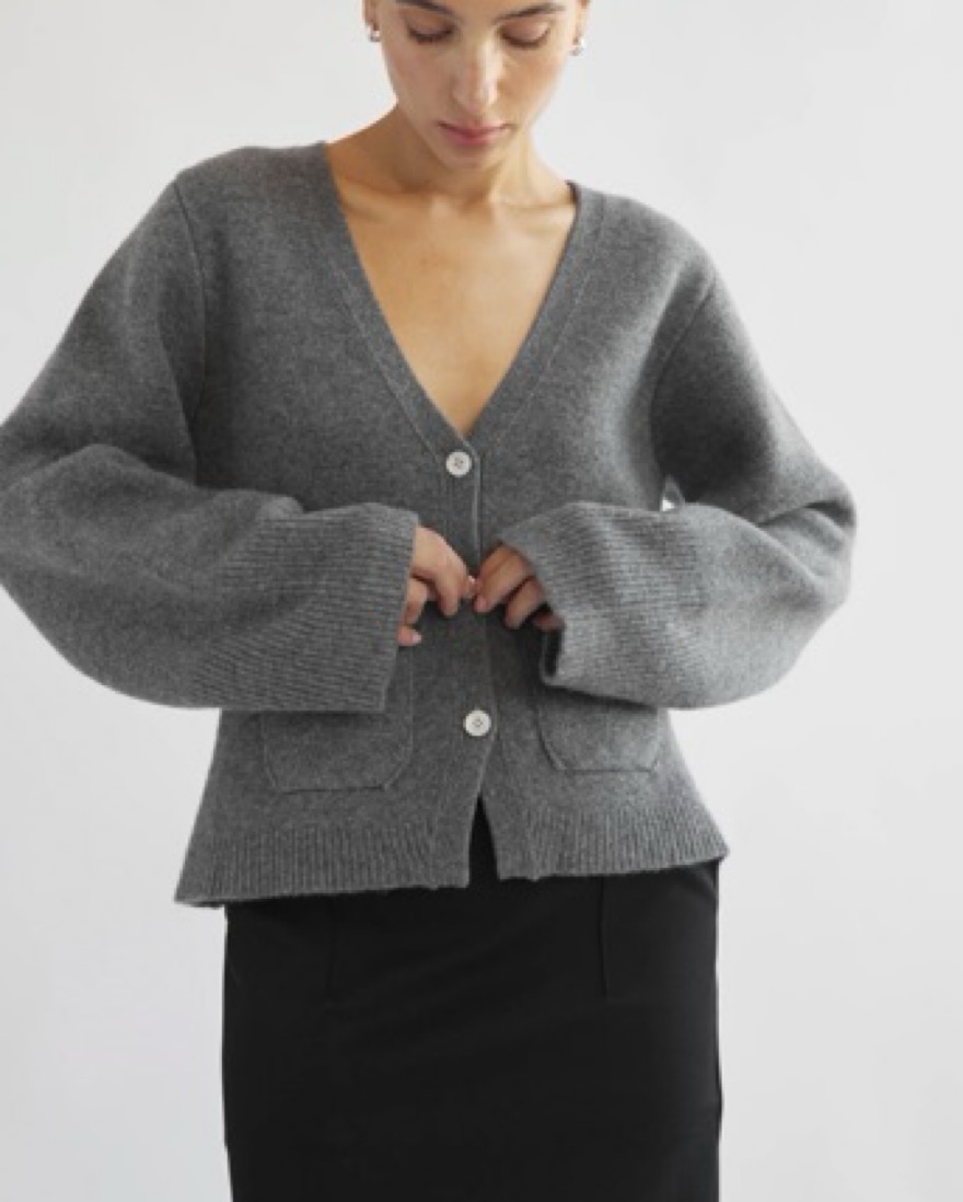 Almina Concept V Neck Cardigan  - Image 2