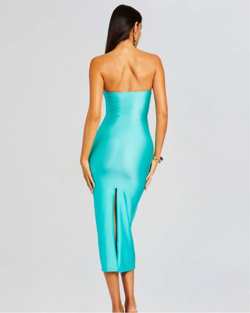 Retrofete Cut Out lycra lily Dress by Shani Shemer - Pickle