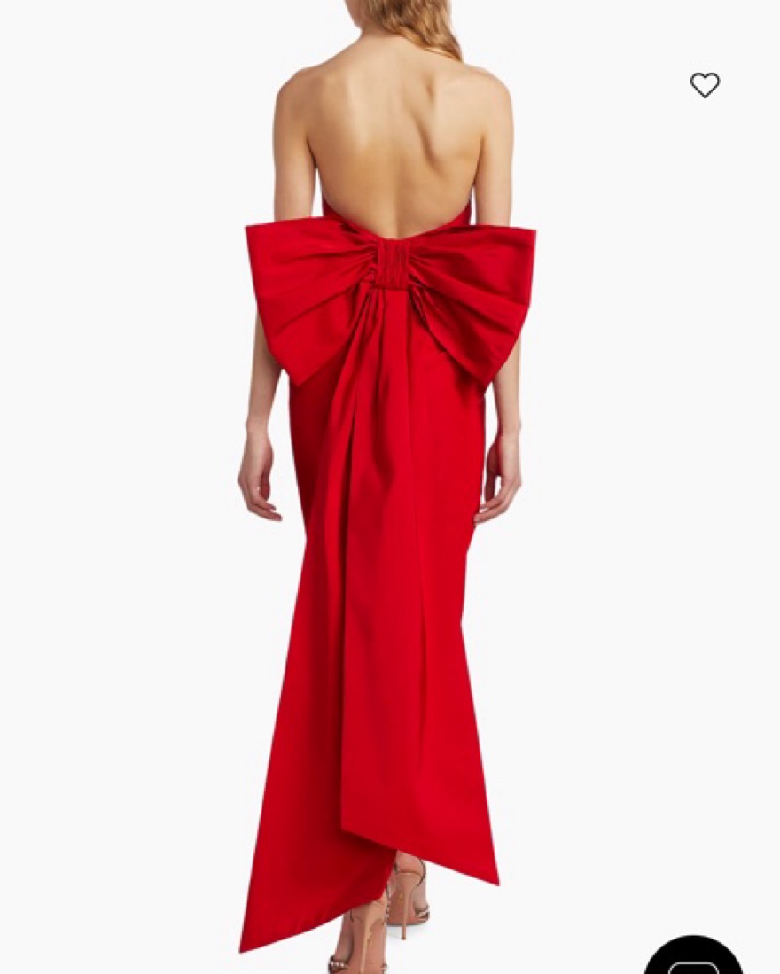 Alexia Maria Margaret Bow Midi Dress by Alexia Maria - Pickle
