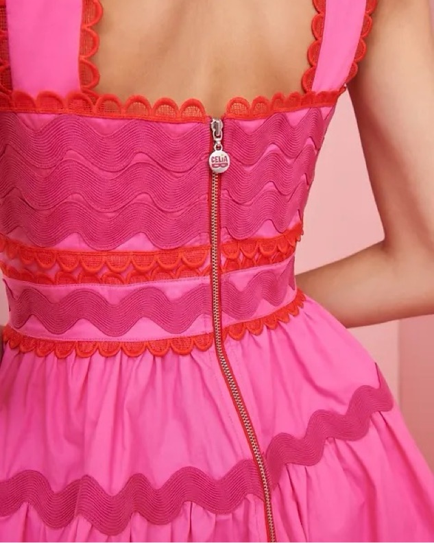 CeliaB Jade Short Pink Dress - Image 2