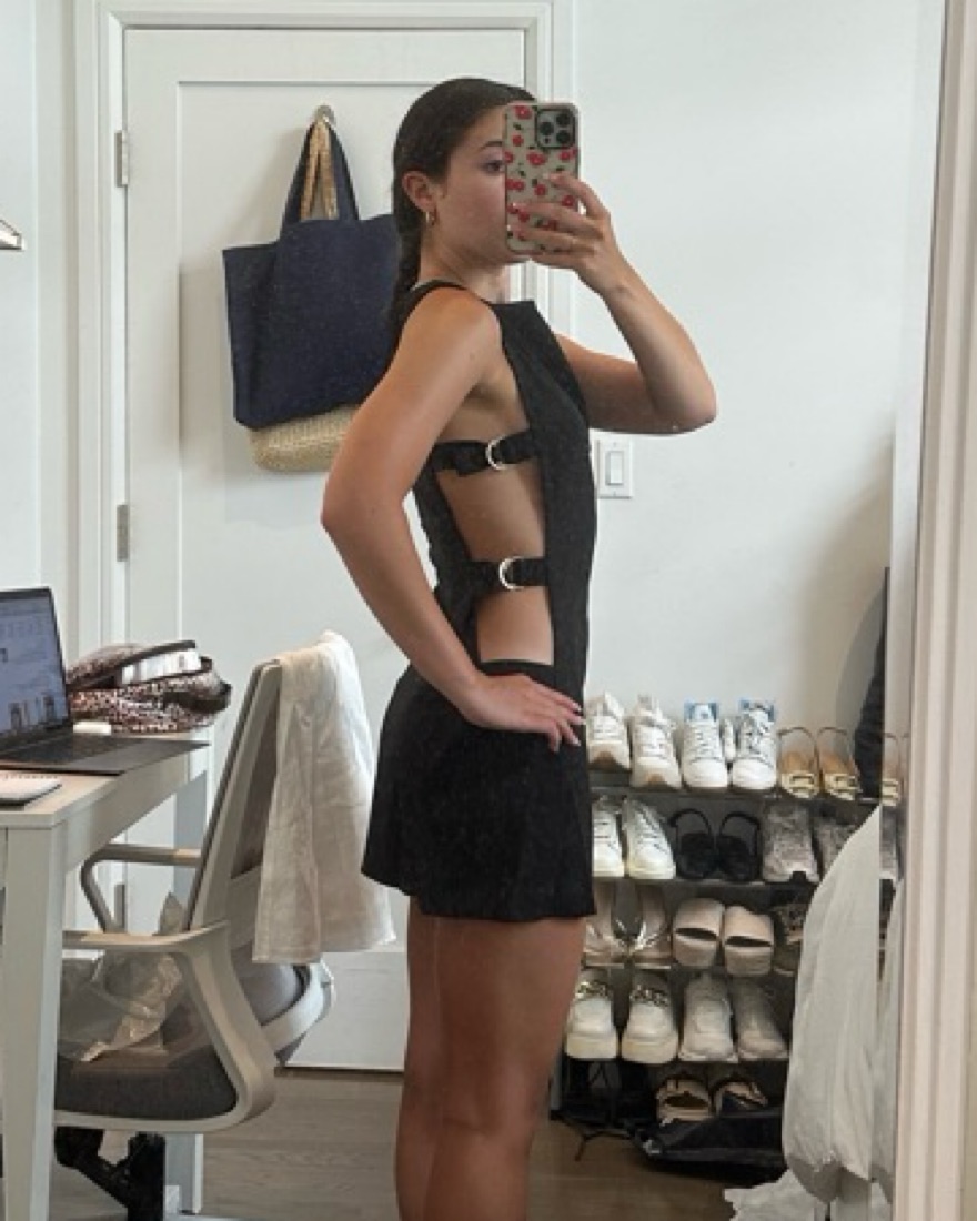 New Black Peppermayo Buckle Dress by Peppermayo - Pickle