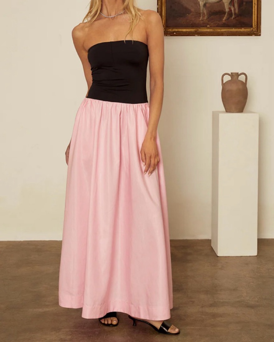 open lace back dress GISELLE Formal Dress